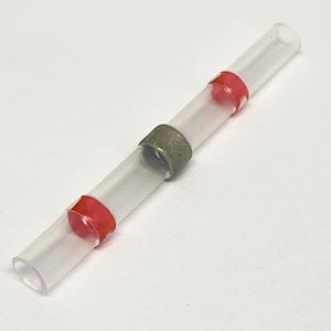 Red Heatshrink Solder Butt Connector for Wire Size 0.5-1.5mm (WTHPS.0515R)